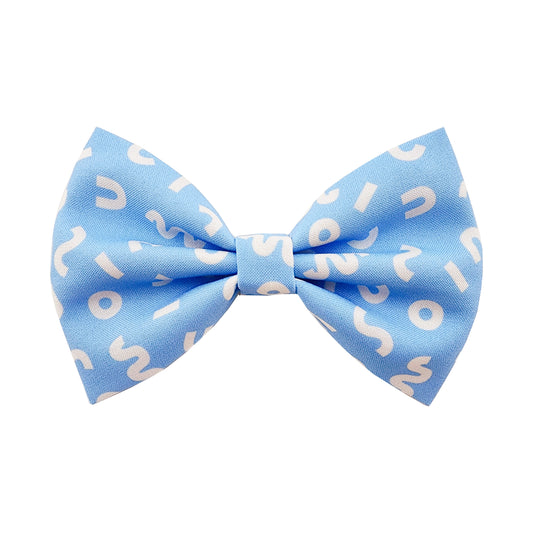 SQUIGGLE JINGLE Bow Tie - Sky Blue