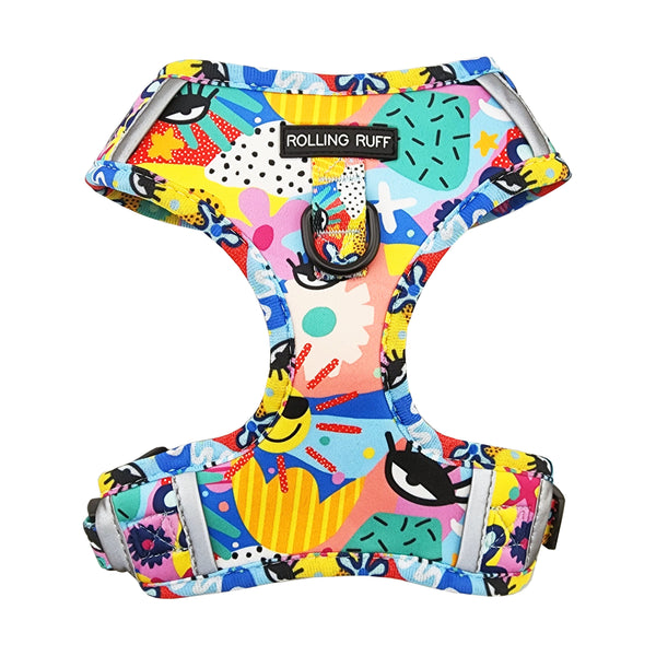 RR x Deb McNaughton ALL THE HYPE Adjustable Dog Harness - LIMITED EDITION