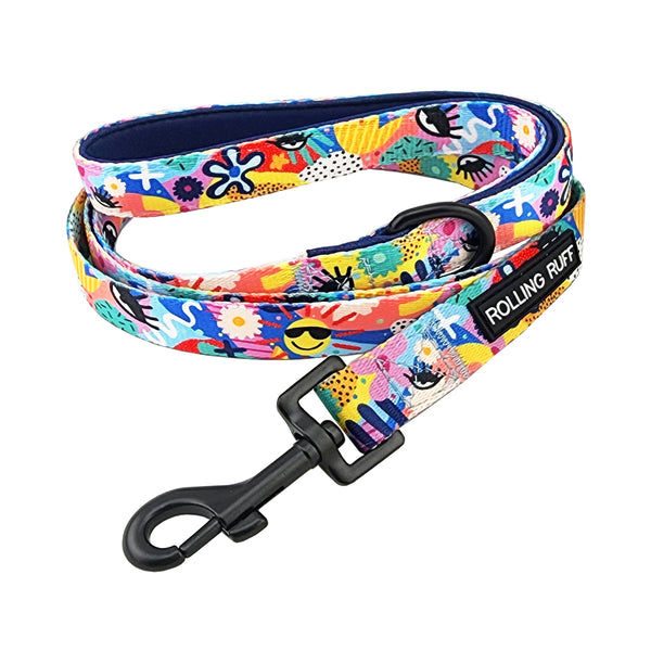 RR x Deb McNaughton ALL THE HYPE Dog Leash - LIMITED EDITION